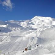 Vue du bas de la station, pied des pistes